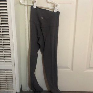 Gray lululemon align leggings